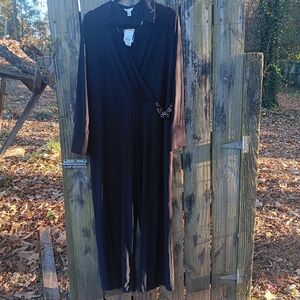 CATO NWT Elegant Stretchy Black Jumpsuit 18/20